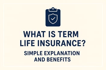 What is term life insurance?